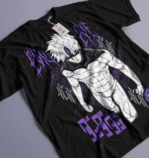 Футболка аниме Евил Ейе Аниме Хоррор оверсайз (S/M/L) Черний AnimeJ1011 Днепр - изображение 1