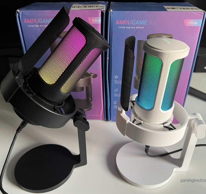 Новый Микрофон Fifine AmpliGame A8 с RGB подсветкой, USB-C Киев - изображение 5