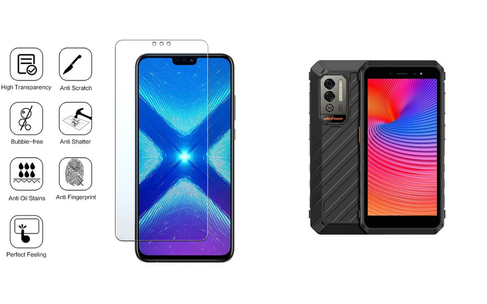 Защитное стекло NeoGlass для Ulefone Power Armor X11, X11 Pro – ультрапрозрачное и устойчивое Киев - изображение 4