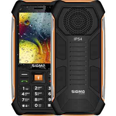 Мобильный телефон Sigma X-style 323 RAIN Black-Orange (4827798885727) Винница