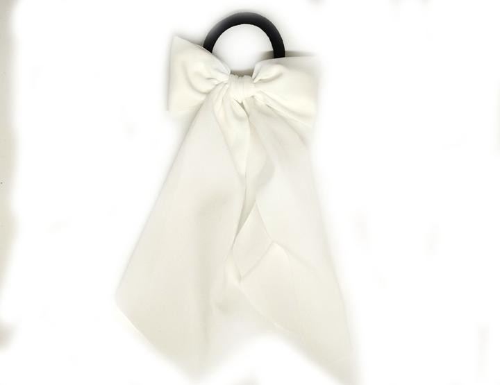 Бант белый на резинке Киев - изображение 1