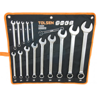 Ключ Tolsen комбінованих у чохлі 14 шт (15889) Вінниця - фото 2