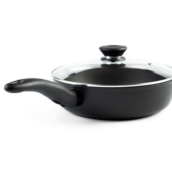 Сковорідка з антипригарним покриттям з кришкою, 24 см, iCook Винница - изображение 1