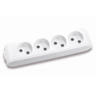 Колодка для подовжувача Panasonic X-tendia 4 гнізда grey (WLTB02402GR-UA) Вінниця - фото 1