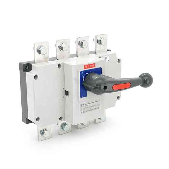 Ручний вимикач/роз'єднувач/рубильник CHINT NH40-630/4P, 380V, 400A, стандартна рукоятка Київ