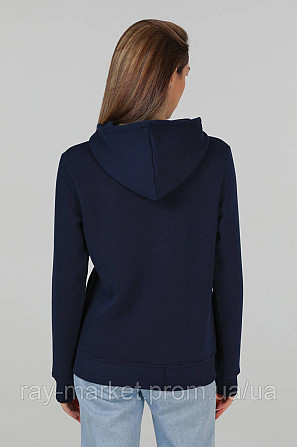 Набір жіночий худі утеплене 2шт RAY BASIC Темно-синій/Чорний (U0401W-Navy Blue-Black) XXL Київ - фото 9