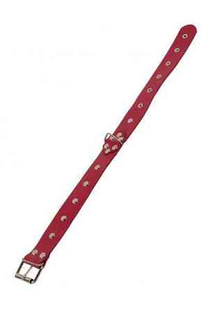 Ошейник Leather Restraints Collar, Red Sex Aura Київ