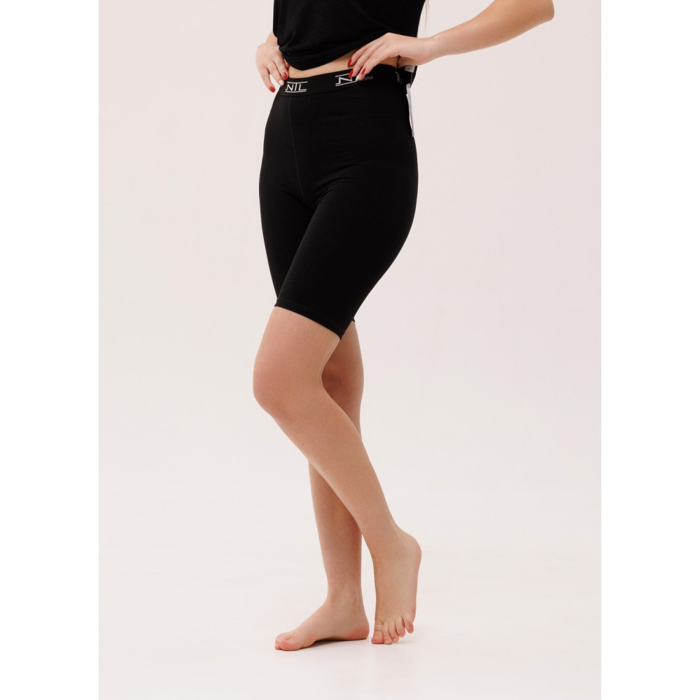 Лосини Велосипедки жіночі Наталюкс 47-2521 XS, S, M, L, XL, XXL, 3XL, Чорний Київ - фото 1