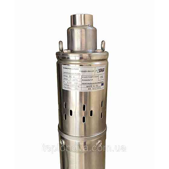 Насос скважинный шнековый  VOLKS pumpe  3,5 QGD 1-50-0,37кВт 3,5 дюйма! + кабель 15м Черновцы