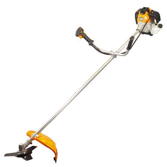 Тример бензиновий 4.0 кВт 52 см3 жорсткий вал U-ручка (котушка, ніж) (з 2 частин) GRAD (5612935) Київ