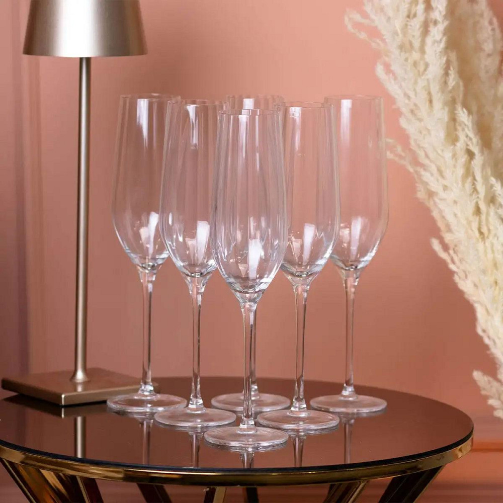 Набір бокалів для шампанського 6 шт, 350 мл Київ - фото 4