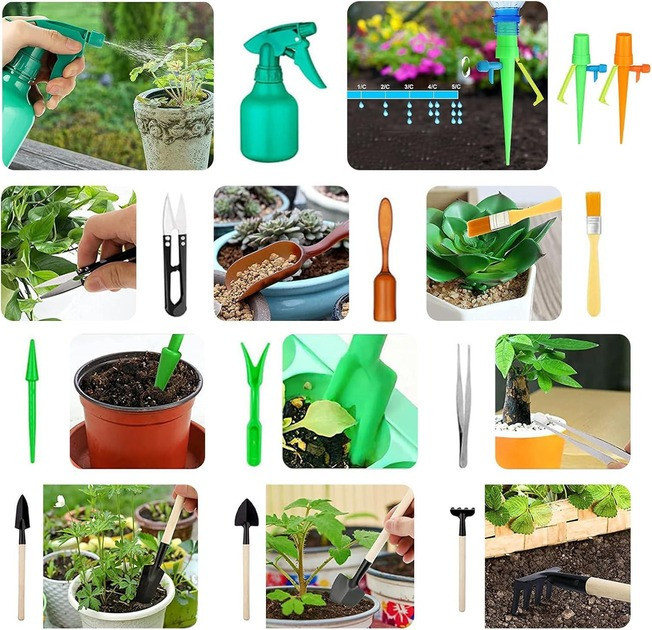 Набор для сада и огорода,сумка с комплектом из 6 ручных,садовых инструментов и множеством аксессуаров Каменец-Подольский - изображение 6