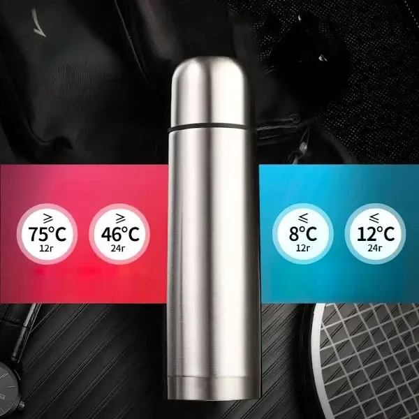 Термос UNIQUE UN-1001 0.35 л Герметична кришка Подвійні стінки Одеса - фото 3