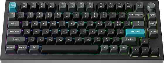 Клавіатура бездротова Keychron Q1 Ultra Keychron Red Switch Black RGB (Q1U-M1-UA) ( 25247 ) Харьков