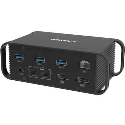 Порт-реплікатор Canyon Docking Station with 14 ports, with Type C female*4, USB3.0*2, USB2.0*2 (CNS-HDS95ST) Вінниця