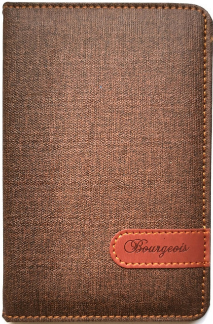 Блокнот А6/80 арк. "Bourgeois" чисті аркуші, шкірзам обкл., 9285, шт Київ - фото 1