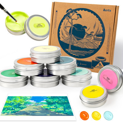 Гуашевые краски Arrtx 9B, 9 цветов (LC302925) Винница - изображение 1