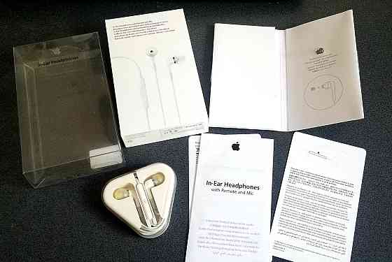 Провідні навушники гарнітура Apple ME186ZM/B з мікрофоном Луцьк