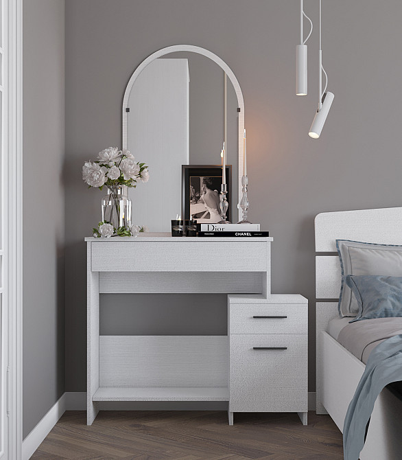 Трюмо-1 комплект для спальни Эверест нимфея альба (белый) (DTM-2461) Львов - изображение 3