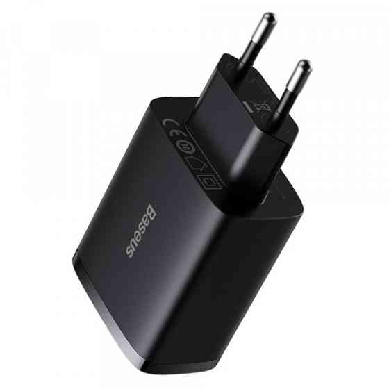 Зарядний пристрій 3xUSB 17W (USB-A) чорний Baseus (CCXJ020101) Київ