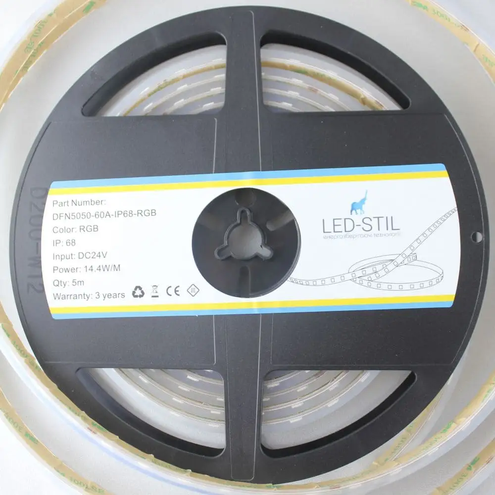 LED-STIL LED стрічка LED-STIL 14,4 Вт, 5050, 60 шт, IP68, RGB, 24V Киев - изображение 7