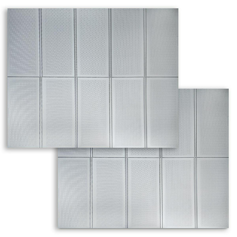 Детский складной термоковрик однотонный 2000х1500х10мм Серый (299) SW-00001187 Киев - изображение 2