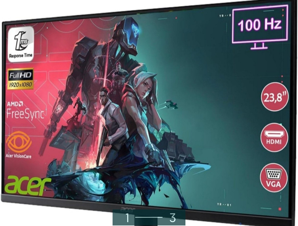 Монітор Ігровий: ASER EK241EBi. Новый! Київ - фото 1