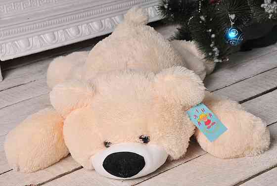 М'яка іграшка ведмідь Аліна Умка 100 см персиковий Київ