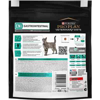 Сухой корм для кошек Purina Pro Plan Veterinary Diets EN с болезнями желудочно-кишечного тракта 400 г (7613035156371/7613035154537) Винница