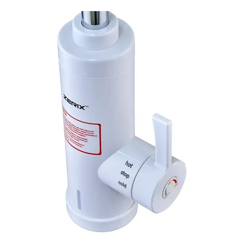 Проточний водонагрівач Zerix ELW07 3 кВт для кухні з поворотним виливом без індикатора температури (ZX4779) Чернівці - фото 4