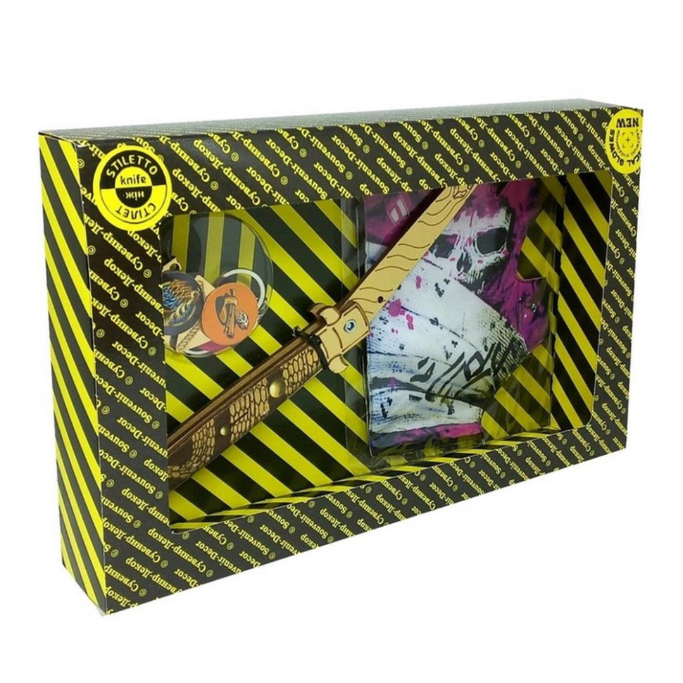 Сувенирные ножи деревянные набор BOX 