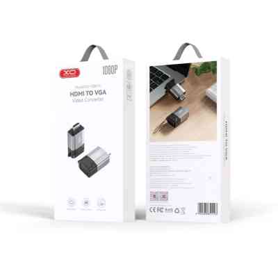 Перехідник HDMI to VGA XO (GB014-HDMIVGA.tranish) Вінниця