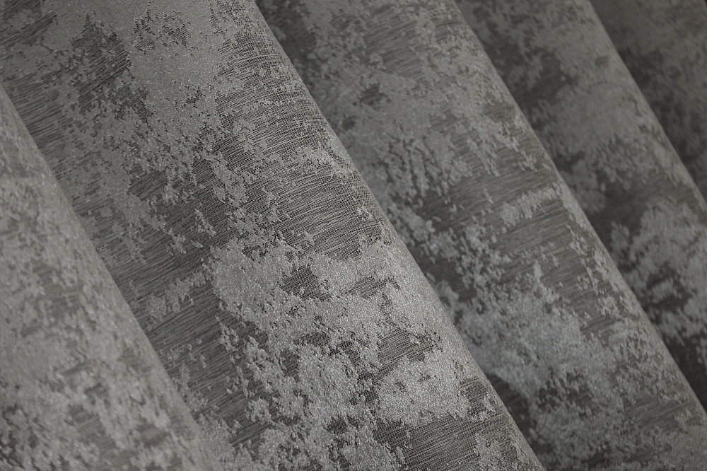 Комплект коротких штор VR-Textil Жаккард Sultan YL № 1212ш Серый 130х170 см 2 шт (35-0072) Киев - изображение 7