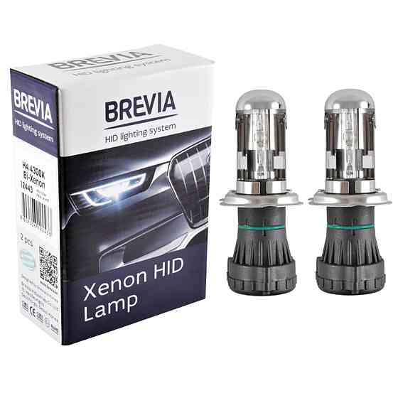 Біксенонова лампа Brevia H4, 4300K, 85V, 35W P43t-38 KET, 2шт Киев