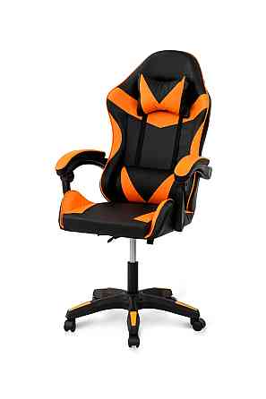 Крісло геймерське Слім, чорний/помаранчевий Киев