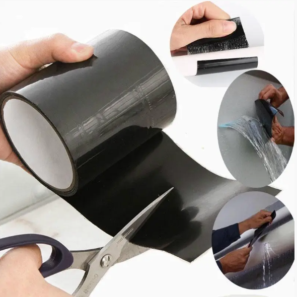 Сверхпрочная лента FLEX TAPE 10 см 5515 – герметичная, влагостойкая, универсальная ремонтная лента Одесса - изображение 5