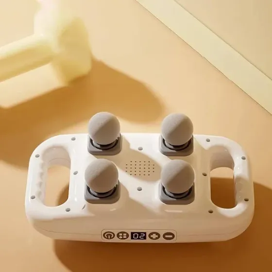 Вибрационный массажер для всего тела и мышц Deep Tissue Pro с 4 головками 6 режимов интенсивности Киев