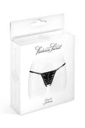 Трусики-стрінги з доступом Fashion Secret ANGELA Black Sex Aura Київ
