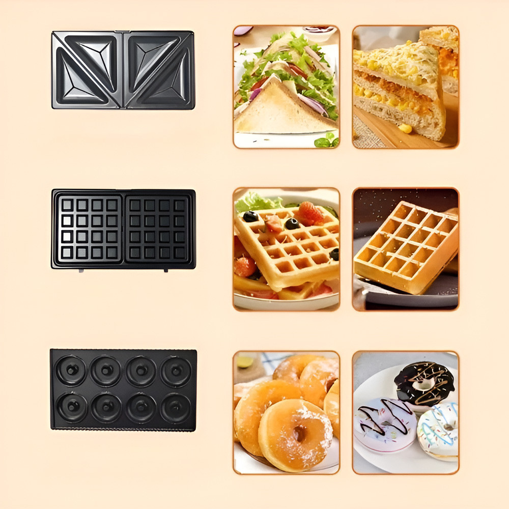 Мультигріль від мережі 10в1,800Вт,LB-58055 SBR Київ - фото 4