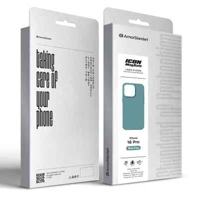 Чохол до мобільного телефона Armorstandart ICON2 MagSafe Apple iPhone 16 Pro Blue Fog (ARM80194) Вінниця