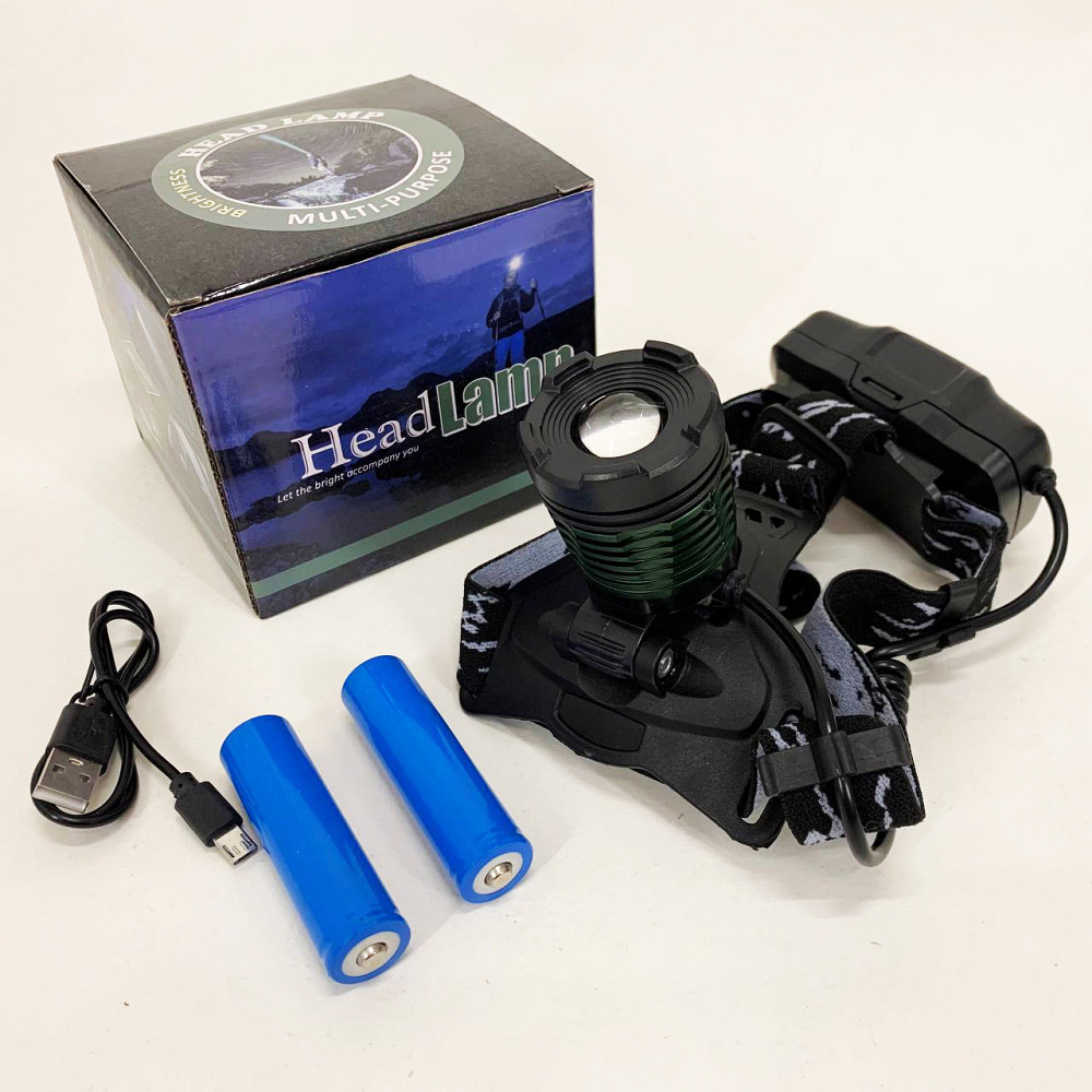 Наголовний ліхтар Police, Налобний ліхтар для автомеханіка, на голову для ЗСУ Ліхтарик на лоб SH-82 Львів - фото 6