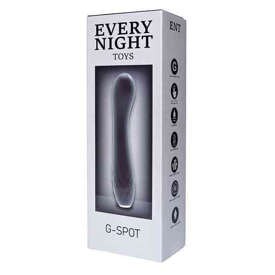 Вибратор для точки G с подсветкой Every Night Toys, черный Sex Aura Киев