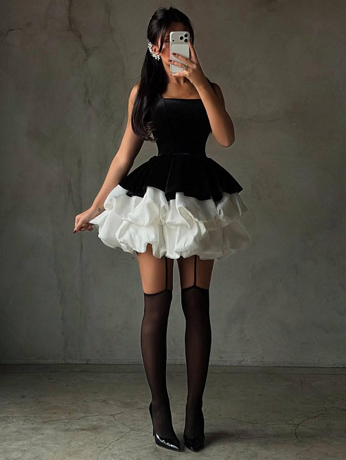 Женский праздничный элегантный комплект баска-корсет + юбка Одесса - изображение 2