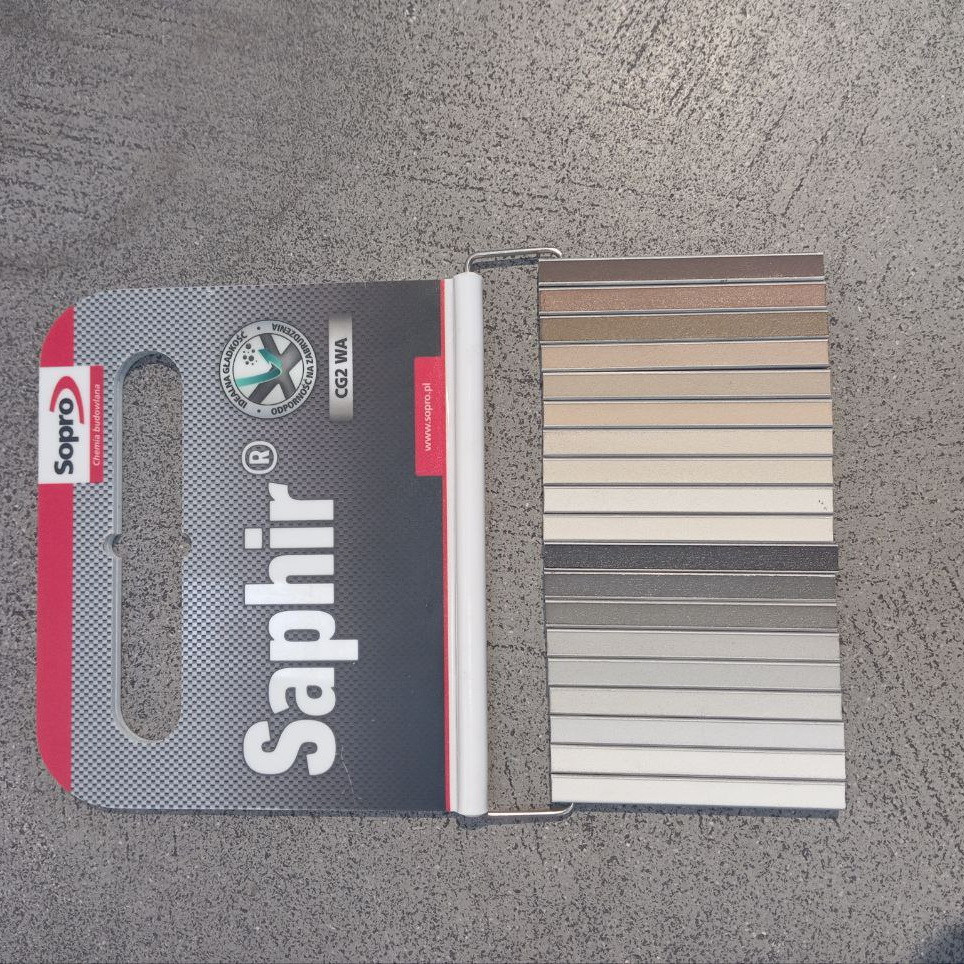 Затирка для швів SOPRO Saphir Pergamon 27 2 кг Киев - изображение 2