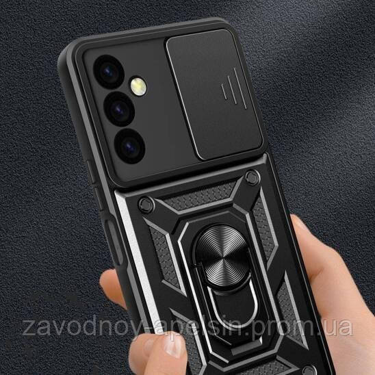 Samsung A55 A556 Чохол протиударний Шторка (чорний) Одеса - фото 3