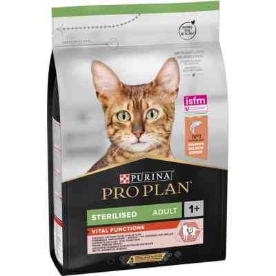 Сухой корм для кошек Purina Pro Plan Sterilised с лососем 3 кг (7613036517454) Винница