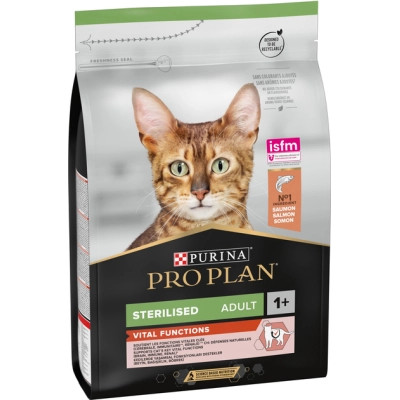 Сухой корм для кошек Purina Pro Plan Sterilised с лососем 3 кг (7613036517454) Винница - изображение 2