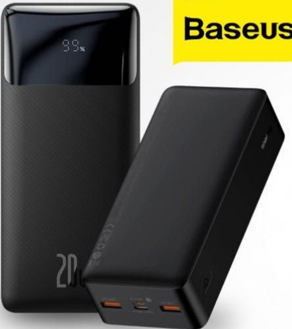Павербанк Baseus 20W 30000mAh. Black.Нові Київ - фото 3