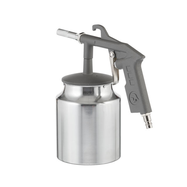 Пістолет піскострумінний, пневматичний, форсунка: 6 мм, нижня подача піску, металевий бачок 1000 мл, 8 атм INTERTOOL PT-0705 Київ - фото 4