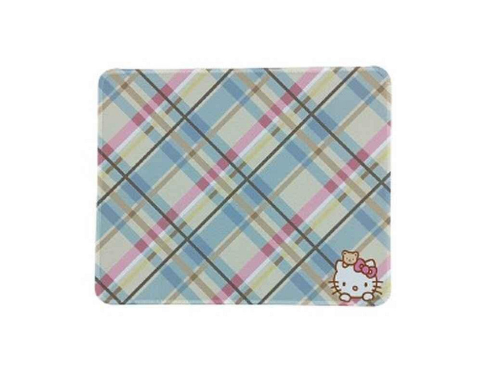 Килимок для мишки 250x210мм Hello Kitty клітка, антиковзна основа ТМ Gerlax Киев - изображение 1